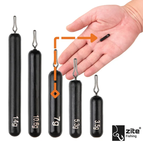 Zite Fishing Tungsten Drop Shot Gewichte 3 x 7,2g_auswahl2