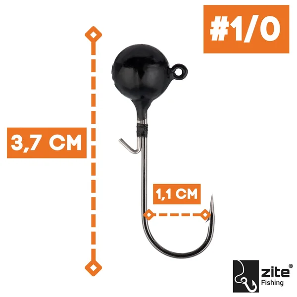 1/0 Tungsten Jighaken 2tlg. 10g Zite Fishing _auswahl1