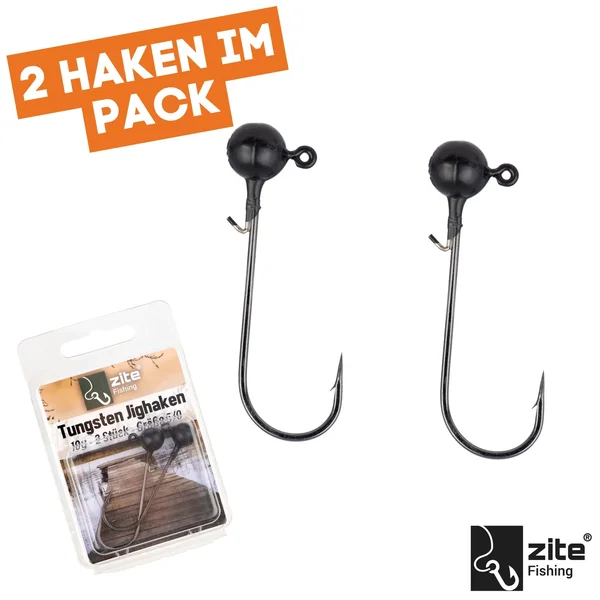 5/0 Tungsten Jighaken 10,6g 2tlg. Zite Fishing _auswahl3