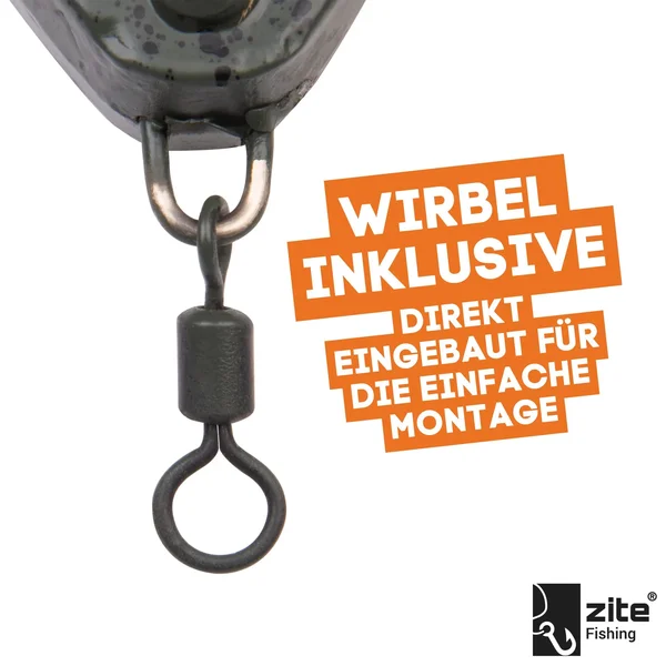 Zite Fishing Grip Karpfenblei 9tlg. 56-140g Durchlaufwirbel integriert Karpfen-Angeln_auswahl3