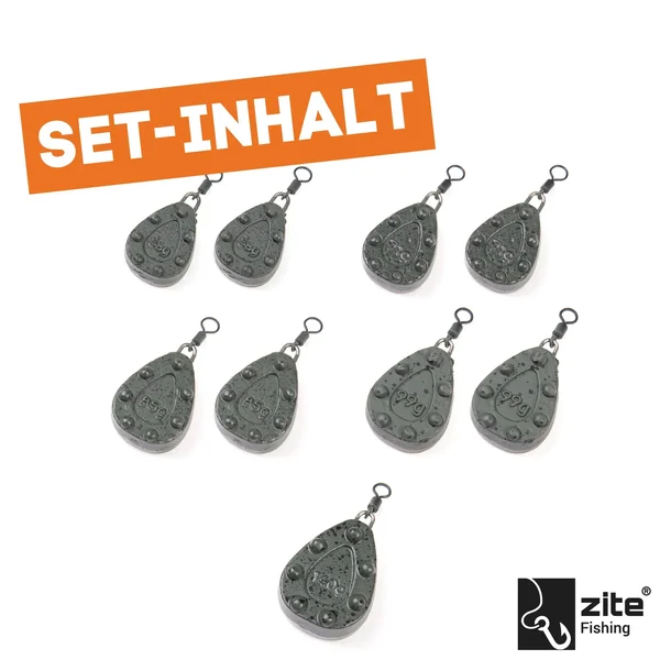 Zite Fishing Grip Karpfenblei 9tlg. 56-140g Durchlaufwirbel integriert Karpfen-Angeln_auswahl5