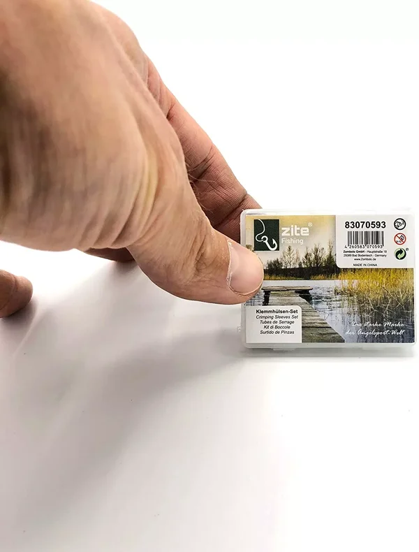 Zite Fishing Klemmhülsen Sortiment - 150 Quetschhülsen Angeln in Box_auswahl1