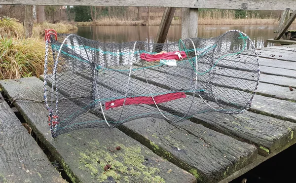Köderfischreuse Rund 30x60cm mit Futterbeutel und Reißverschluss von Zite Fishing_auswahl4