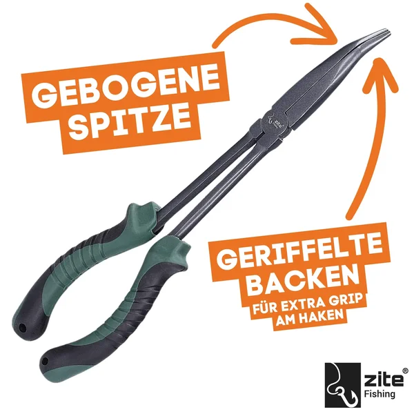 Zite Fishing Extra Stabile XXL Hakenlöser Zange Longnose 28cm_auswahl1