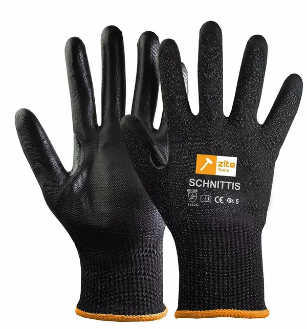 Zite Tools Schnittis 5 Paar Handschuhe Größe 5 Orange Set_auswahl1