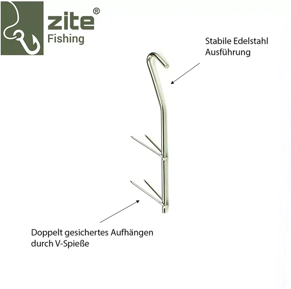 Zite Fishing V-Räucherhaken Set 6 Stück_auswahl3