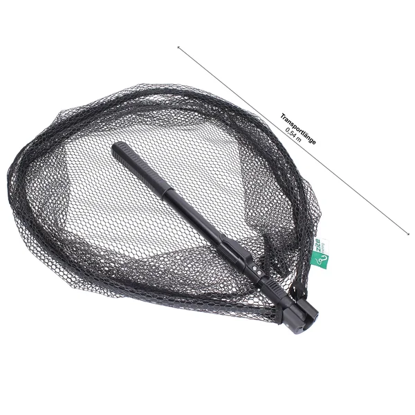 Zite Fishing Spinnkescher Gummiert - Einhändig Faltbar - Schwarz 113cm_auswahl5
