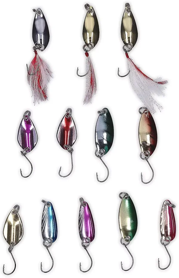 Zite Fishing Großes Forellen-Sortiment mit 24 Spoons und praktischer Köderbox_auswahl4