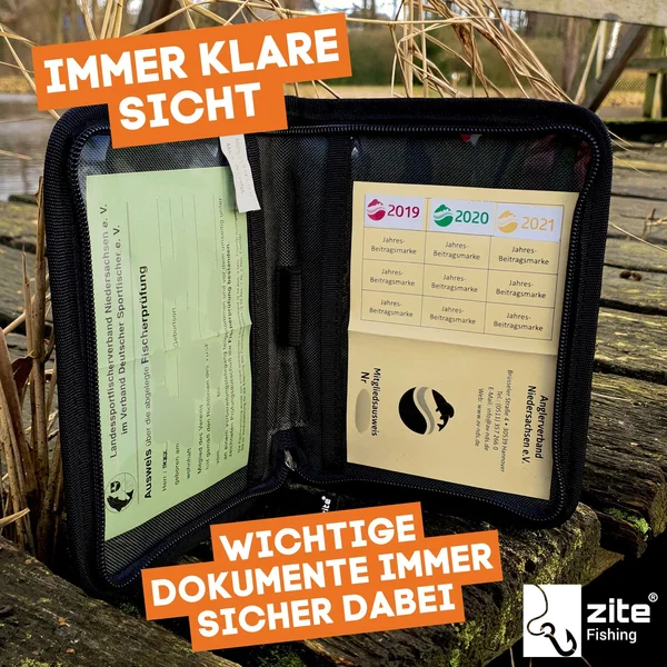 Zite Fishing Angelschein Mappe 15,5x20cm_auswahl4