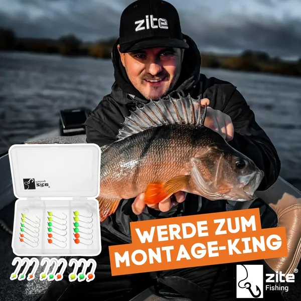 Zite Fishing Tungsten Jighead Set 27 Stück 0,3-1,2g Neon_auswahl6