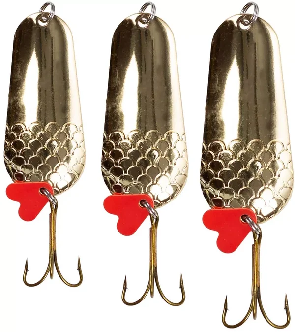 Löffelblinker Set zum Raubfisch Angeln Gold 16-34g 3-teilig Zite Fishing_auswahl5