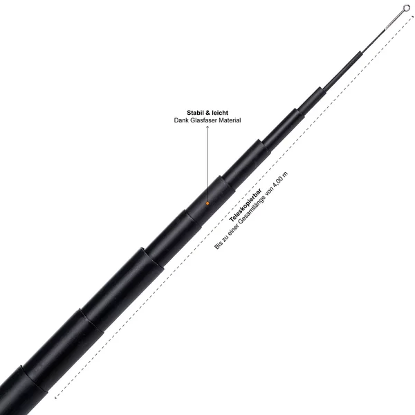 Teleskop Pocket Pole Stipprute 4m mit Tasche Zite Fishing_auswahl2