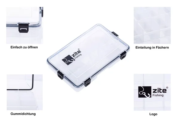 Tacklebox Wasserdicht für Angelzubehör & Kunstköder 35x21x5cm Zite Fishing_auswahl3
