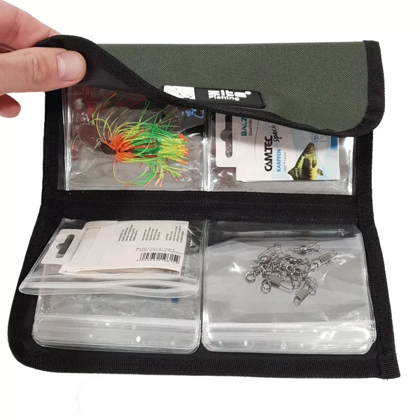 Vorfachtasche Angeln Groß & Faltbar 24,5x12cm Zite Fishing_auswahl5