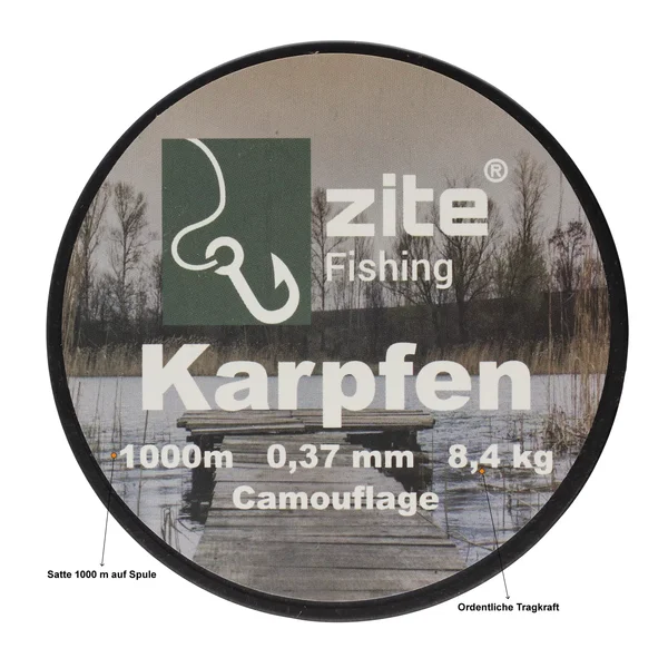 Karpfen Angelschnur Monofil Camouflage 0,37mm 8,4kg 1000m Zite Fishing_auswahl2
