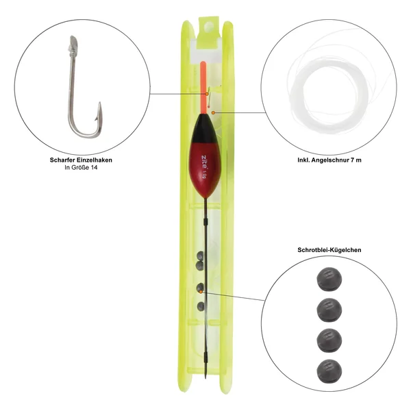 Zite Fishing Fertigangel 0,5-2 g 5er Set Friedfisch-Posen_auswahl2