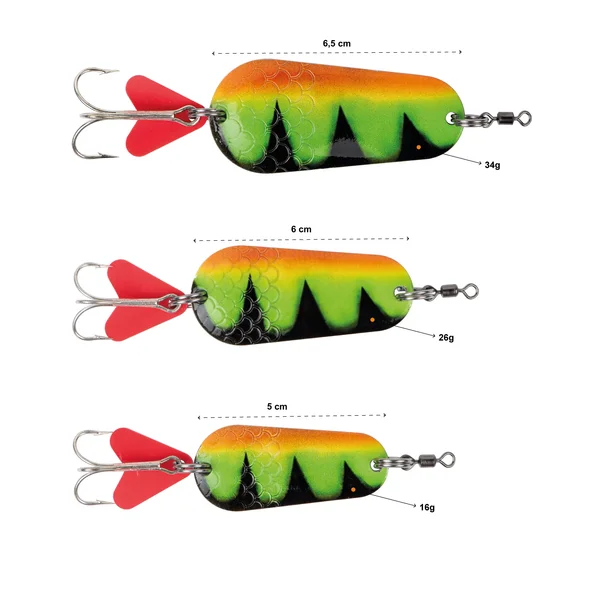 Blinker Raubfisch Angeln Löffelblinker Set Barsch Neon Dekor Zite Fishing_auswahl1