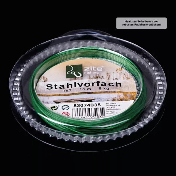7x7 Edelstahl Angelvorfach 10m 9kg mit Klemmhülsen Zite Fishing_auswahl3