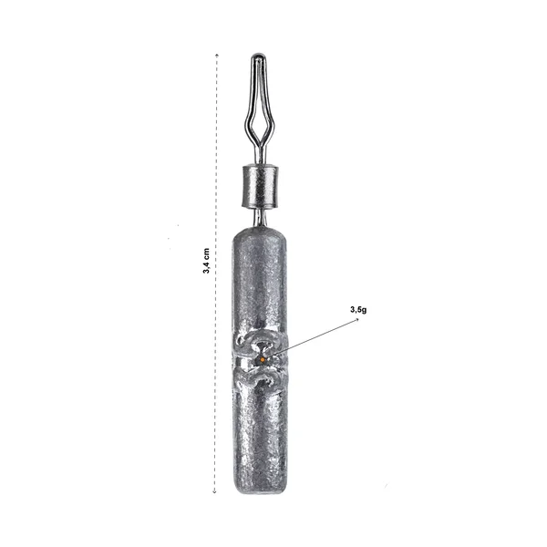 Drop Shot Angeln Blei mit Clip 3,5 g 5 Stück im Set Zite Fishing_auswahl1
