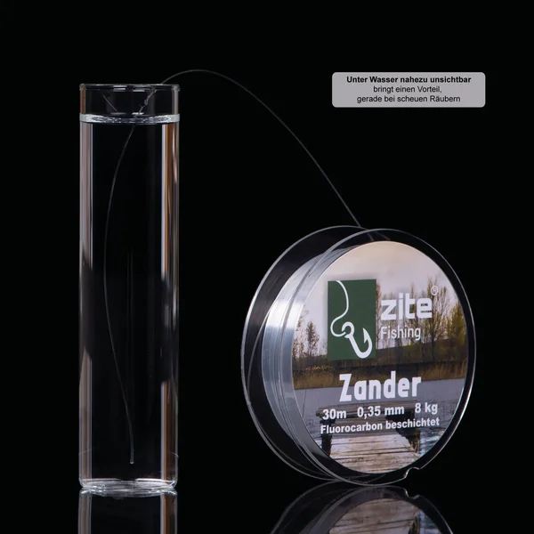 Zander Vorfachschnur Fluorocarbon Monofile Schnur Beschichtet 0,35mm 30m_auswahl2