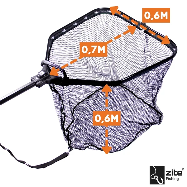 Zite Fishing Raubfisch Abhak Set mit Kescher, Zange und Maßband_auswahl2