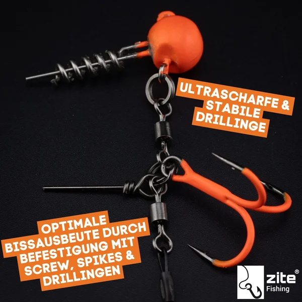 Zite Fishing Hecht Gummifisch-System L 13cm UV Aktiv 15g - ideal für Hechtköder 21-26 cm_auswahl2
