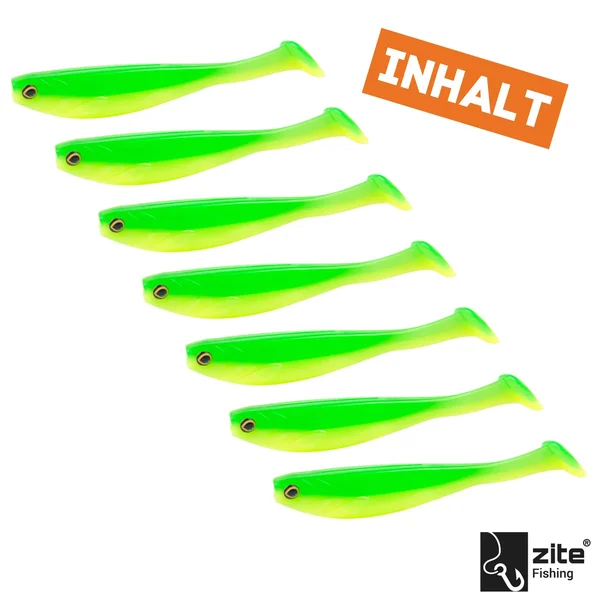 Inzite Pershad Lime Bomb 8 cm 7 STK Gummiköder Barsch_auswahl7