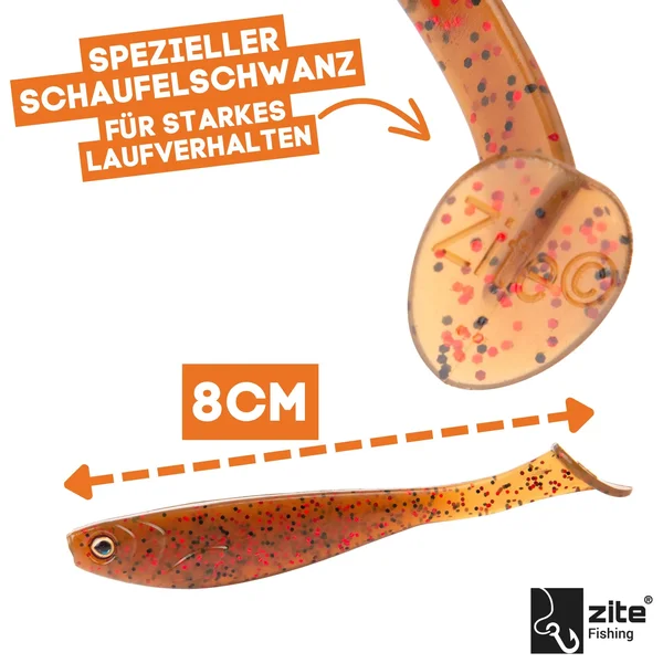Inzite Pershad Liquid Oil 8 cm 7 STK Gummiköder Barsch_auswahl1