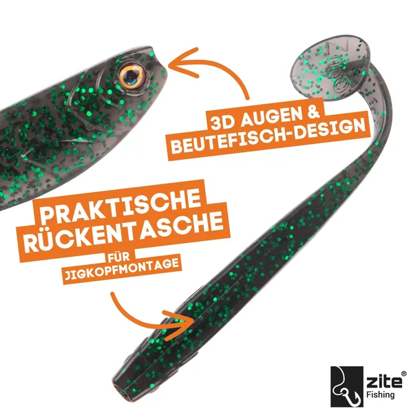 Inzite Pershad Black Vibe 8 cm 7 STK Gummiköder Barsch_auswahl3