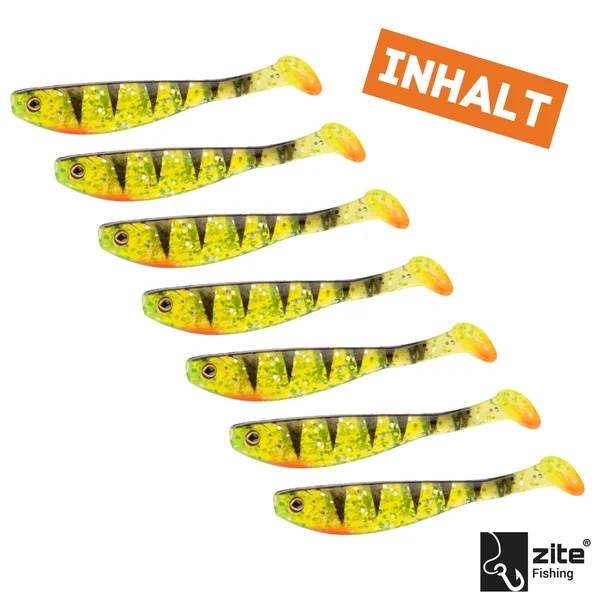 Inzite Pershad Lightning Perch 8 cm 7 STK Gummiköder Barsch_auswahl7