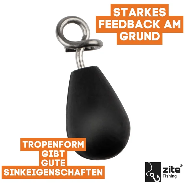 Tungsten Fastach Gewichte 3x 3,5g Einhänger mit Fastach-Clip Shallow & Jika Rig Zite Fishing_auswahl1