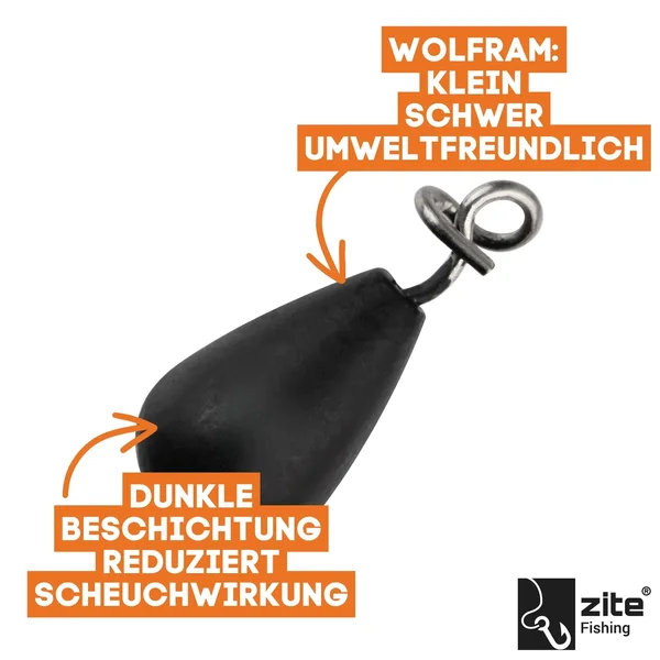 Fastach Einhänge Gewichte 5,3g 3 tlg. Shallow & Jika Rig Weights mit Fastach-Clip Zite Fishing_auswahl4