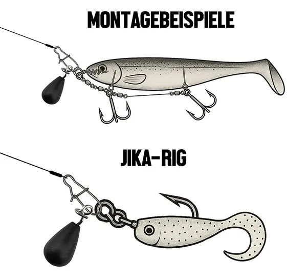 Fastach Einhänge Gewichte 5,3g 3 tlg. Shallow & Jika Rig Weights mit Fastach-Clip Zite Fishing_auswahl7