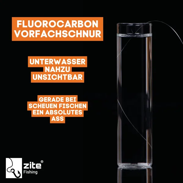 Zite Fishing Tungsten Carolina Ready Rig #2/0 Offset Hook, 14g Tungsten Angelgewicht & 80cm Fluorocarbon-Vorfachmaterial_auswahl2