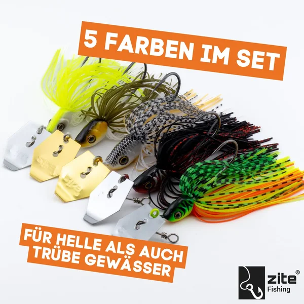 Inzite Blader Set 10-21g 5 STK Bladed Jig Raubfischköder Starke Vibration & Trailerfähig_auswahl2