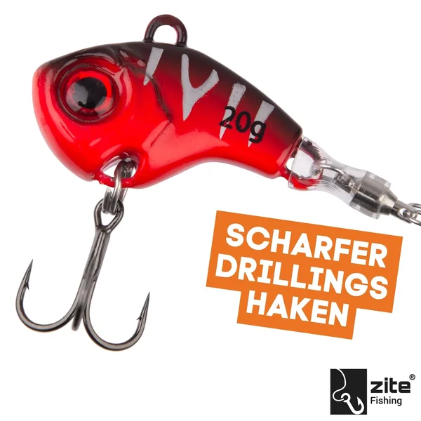 Jigspinner Set 10-20g Neon Spin Jigs Zander & Barschköder 5 Stück mit Köderbox_auswahl4