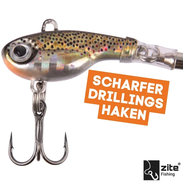 Zite Fishing Jigspinner Set 5-15g 3D Natur Design Spin Jigs Köder 5 Stück mit Köderbox_auswahl4