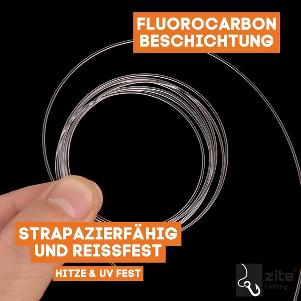 Zite Fishing Fluorocarbon Vorfach Schnur Hecht 0.85mm 30m_auswahl1