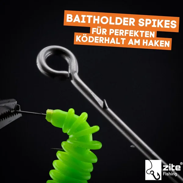 Zite Fishing ProSharp Chebu Haken Set #4-8 30 tlg. Teflon-Haken mit Baitholder für Cheburashka-Rig Forelle & Barsch _auswahl4