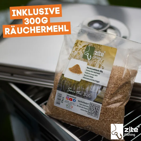 Tisch-Räucherofen Starterset inkl. Räuchermehl & Räucherlake zum Forellen Räuchern  _auswahl5