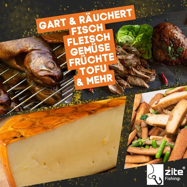 Tischräucherofen Starterset XXL inkl. 3 Räuchermehl, Räucherlaken und Brennpaste  _auswahl1