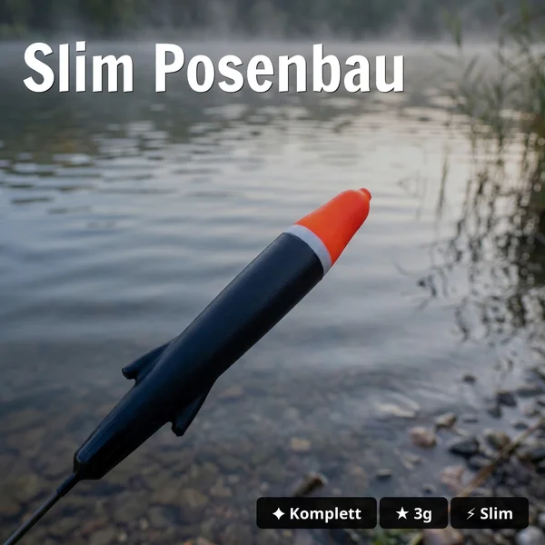 Zite Fishing Schlepp-Posen Set Slim 3g – Forellen-Pose Durchlauf mit Ghost-Sinker_auswahl3