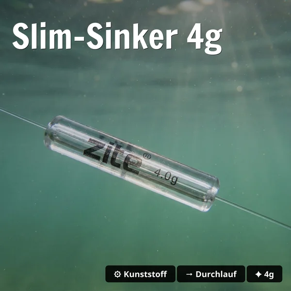 Zite Fishing Schlepp-Posen Set Slim 4g – Sbirolino Pose Forelle mit Wirbel & Sinker_auswahl4