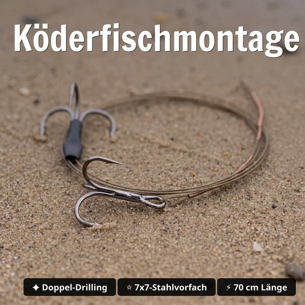 Deadbait Kristall-Hechtposen Sortiment - Raubfischposen mit Köderfisch System, Bleigewichte & mehr für das Hechtangeln_auswahl4
