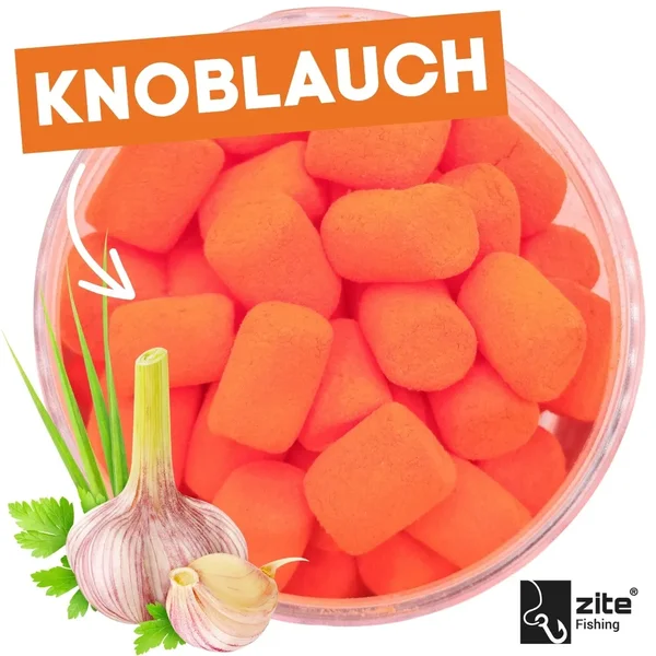 Troutmallows Angelköder Forelle Orange Knoblauch-Aroma 40 g Zite Fishing_auswahl2