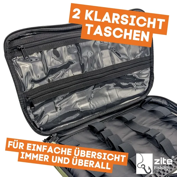 Forellenteig Tasche 23x36x6cm für 20 Forellenpasten Dosen Wasserfest & Tragbar_auswahl3