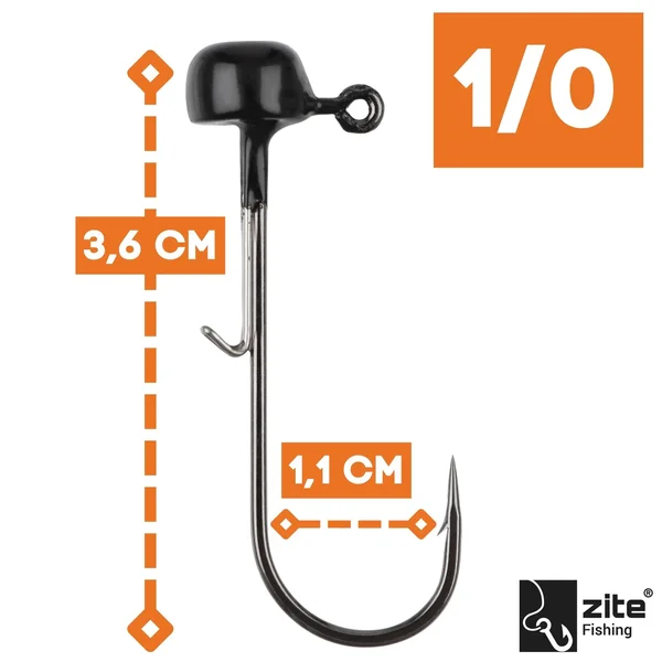 Tungsten Standup Jigs 1/0# 4,7g für Gummiköder - Bleifreier Angelhaken_auswahl1