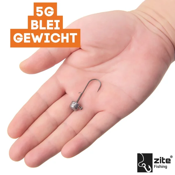 Stand Up Jigs 1/0# 5g für Gummiköder - Jighaken Grundangeln 5 Stück im Pack_auswahl2