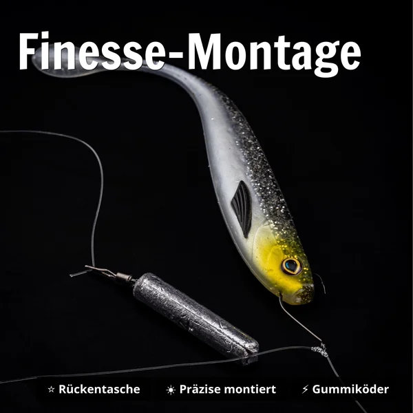 Zite Fishing Inzite Pinshad Lightning Perch 12,5 cm – UV-aktiver Gummiköder für Zander & Barsch, 5 Stück_auswahl2