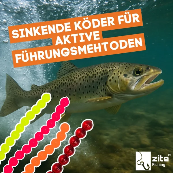 Salmy Beads Shrimp pink 8 mm 60 Stück Forellenköder Lachsei Imitat Zite Fishing_auswahl5